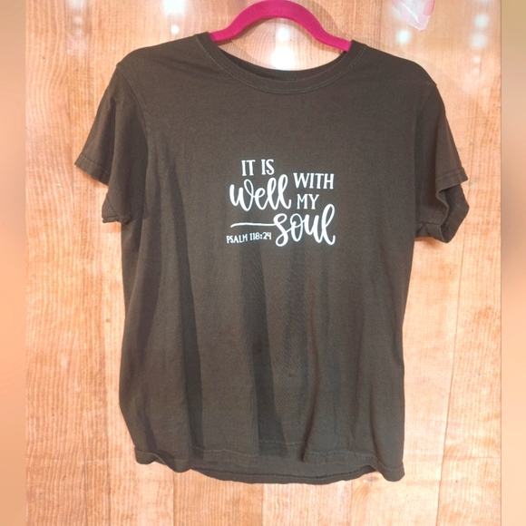 INSPIRATIONAL T-SHIRT SIZE MEDIUM PSALM 118:24 - Picture 1 of 3